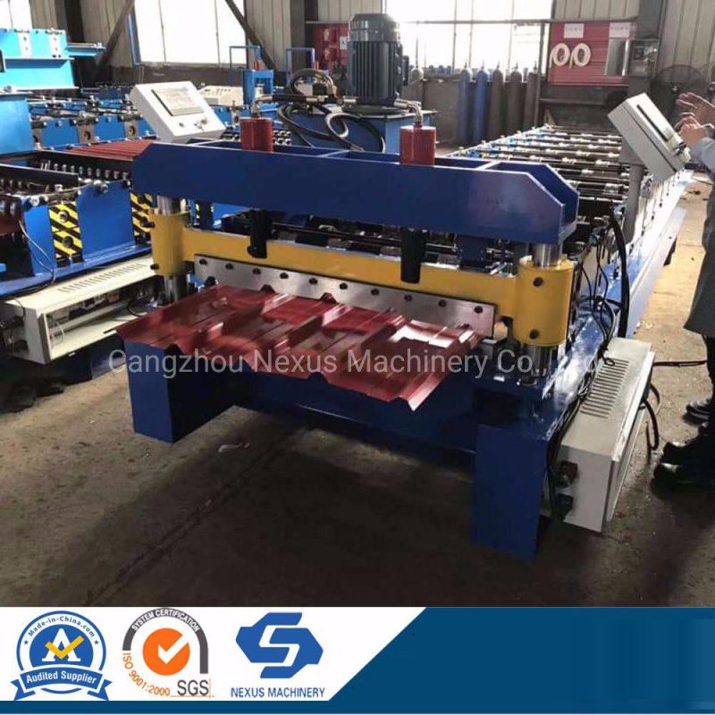 Trapezoidal Profile Steel Roof Tile Sheet Rolling Forming Machine with Ce Certificate