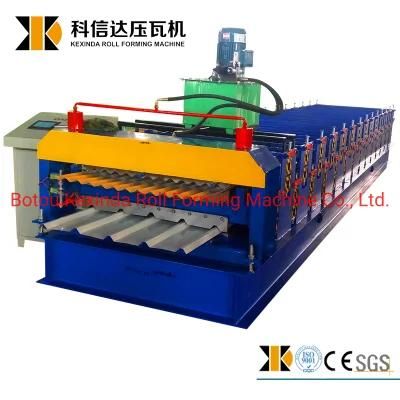 Roll Former China Double Layer Metal Roofing Panel Roll Forming Machine