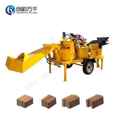 M7mi Twin Manual Hydraform Interlocking Bricks Making Machine