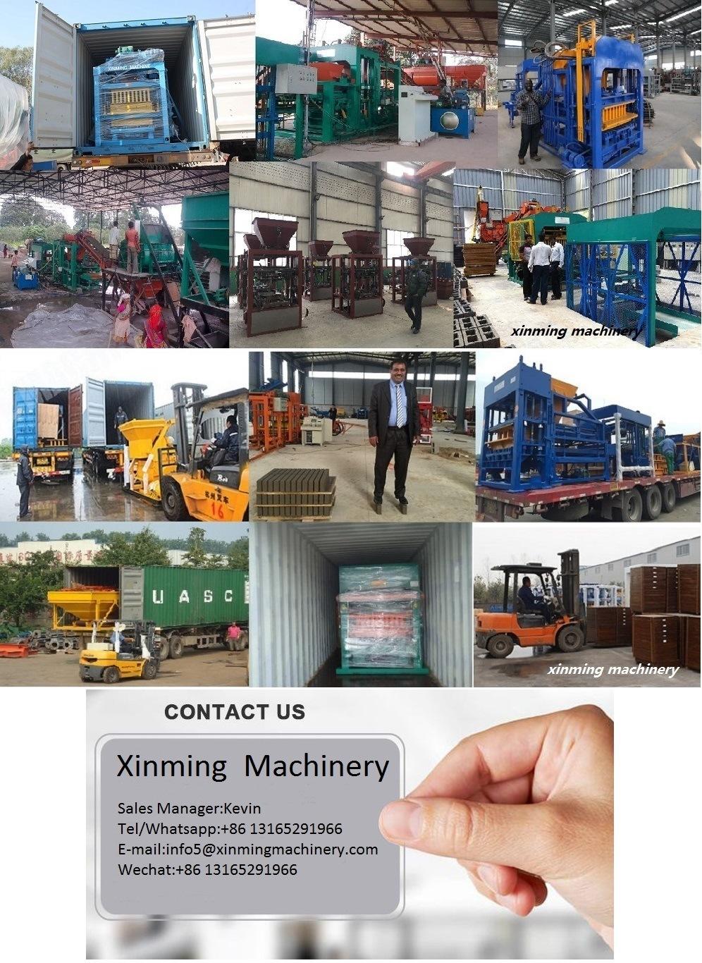 Xinming Moveable M7m2 Clay Interlocking Block Making Machine with Factory Price