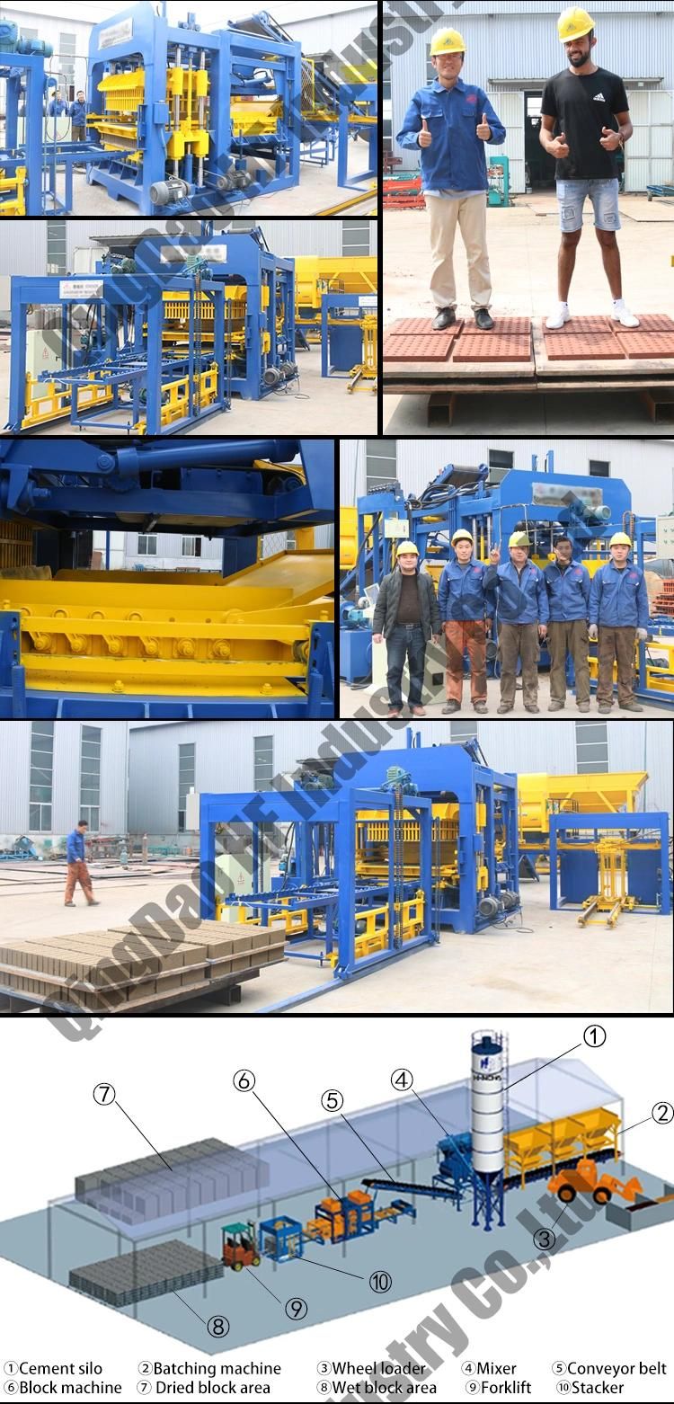 Qt15-15 Compressed Automatic Concrete Block Making Machine Price in Pakistan