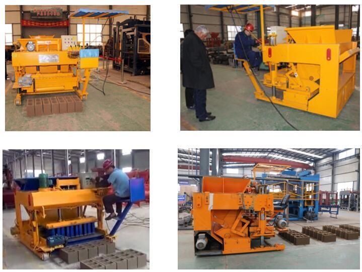 Qtm6-25 Automatic Movable Cement Solid Brick Making Machine Concrete Hollow Block Machine with Hydraulic System