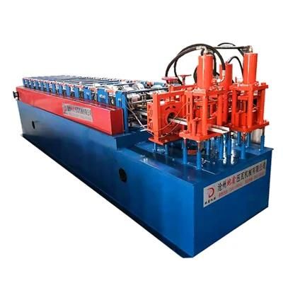 Libya Two Type One Machine Steel Keel Roll Forming Machine with Punching