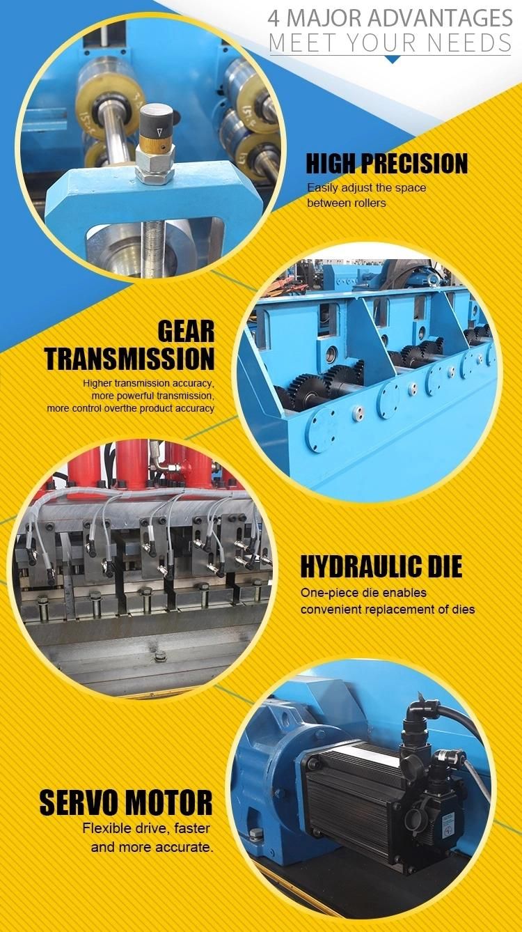 Quick Change Steel Channel Profile CZ Purlin Roll Forming Machine