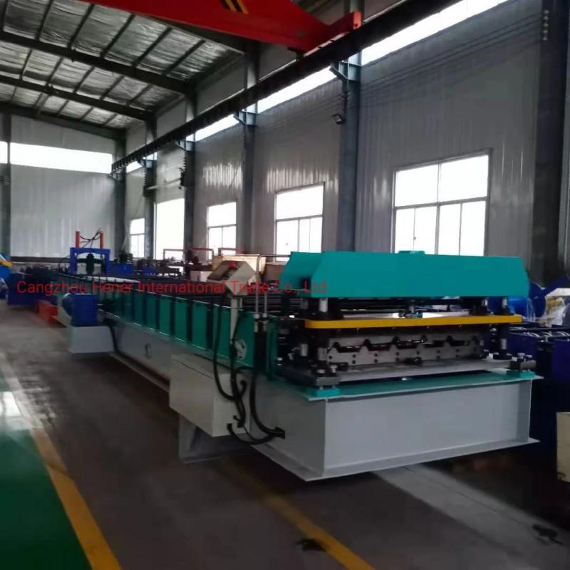 Galvanized Steel Roof and Wall Panel Cold Roll Forming Machine