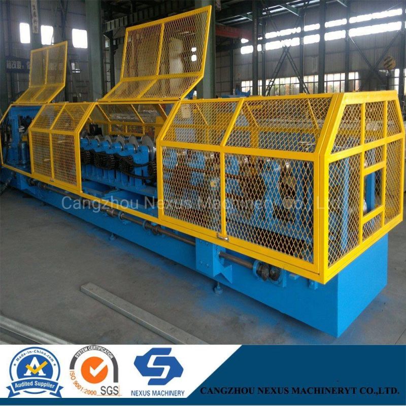 Cuz Interchange Steel Channel Purlin Cold Roll Forming Machine Metal C Z Purline Roll Former Machinery with Post-Cutting System