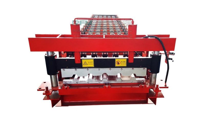 Colored Steel Panel Metal Sheet Ibr Trapezoid Roof Tile Making Roll Forming Machine