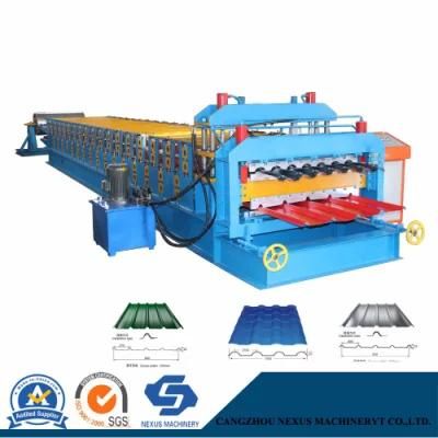Nice Design and Good Quality Glazed Tile Making Ibr Metal Roofing Roll Forming Machine