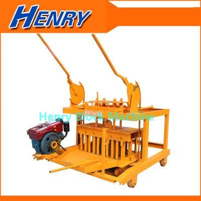 Qmd4-45 Diesel Egg Layer Hourdis Block Making Machine