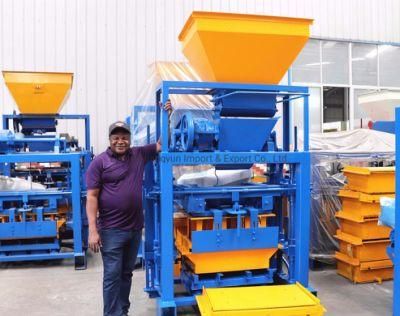 Cement Concrete Hollow Block Moudling Machine with Conveyor