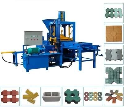 Df 3-20 Cement Paver Block Making Machine / Color Pavers Brick Production Machine