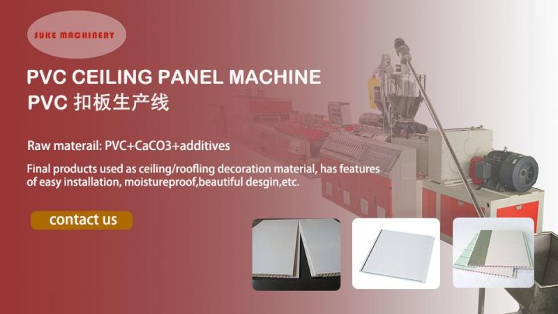 Ceiling Tiles PVC Panel Roofling Decoration Panel Extrusion Making Machine