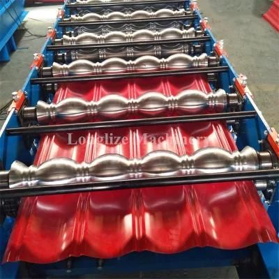 Automatic Glazed Roof Tile Steel Sheet Roll Forming Machine Price