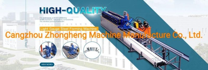 Double C and U Channel Light Steel Roll Forming Machine to Make Drywall Profile