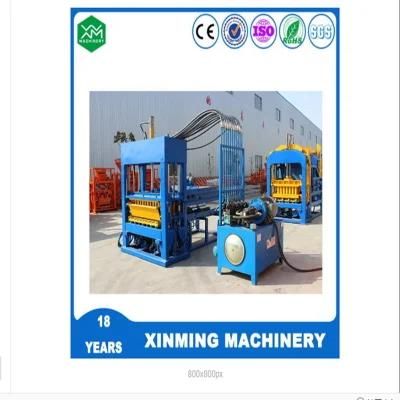 Model Qt6-15 Automatic Portable Cement Brick Making Machine