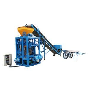 Qt4-24b Manuly Operated Interlocking Block Concrete Brick Making Machine