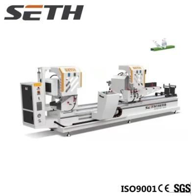 CNC Digital Display Window Door Machine of Double-Head Precision Cutting Saw for Aluminum and PVC Profile