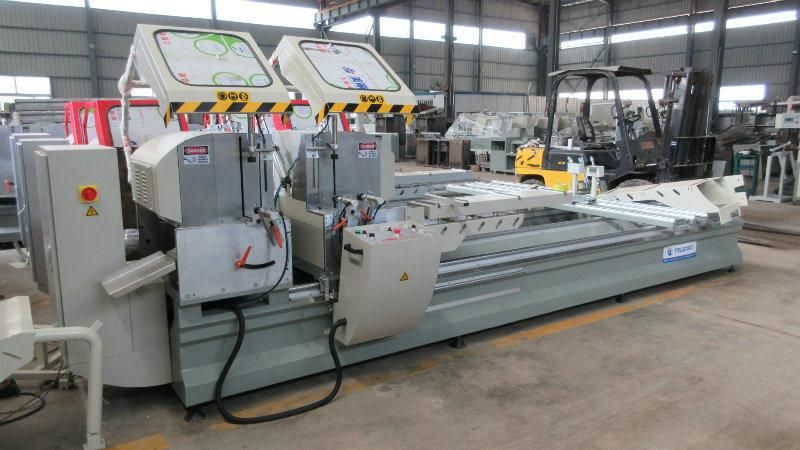 Aluminum Profile Door Window Double Miter Cutting Saw Machine