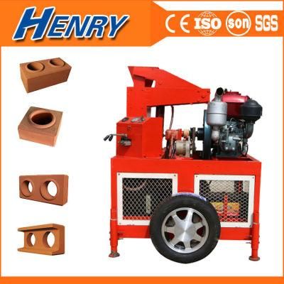 Hr1-20 Diesel Hydraform Clay Interlocking Brick Machine 2022