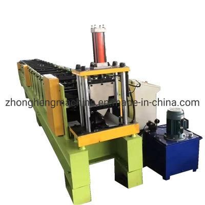 Aluminum Rain Water Rain Gutter Pipe Roll Forming Machine Manufacturer