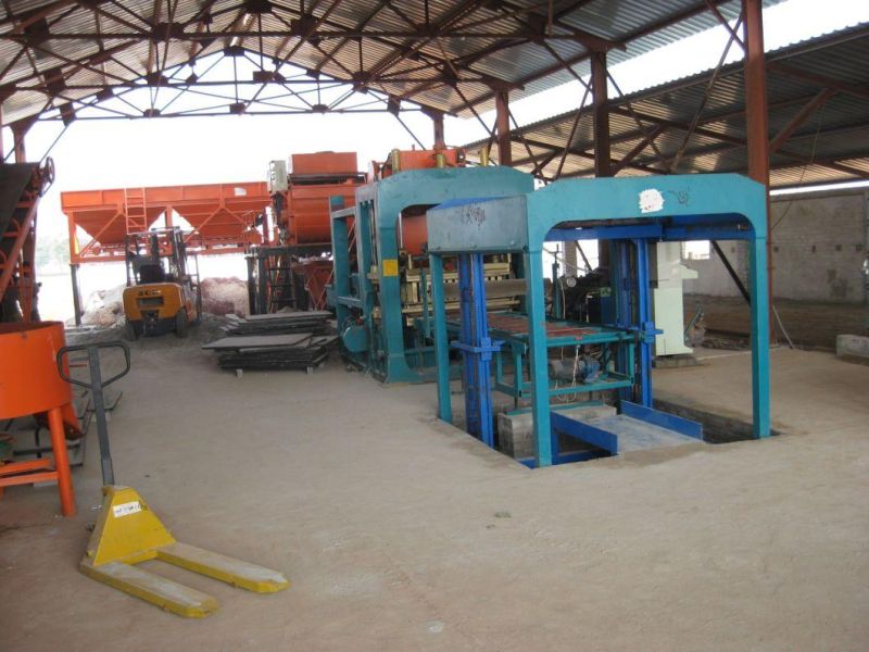 Kaidong Qt12-15 Automatic Hollow Block Cement Brick Making Machine