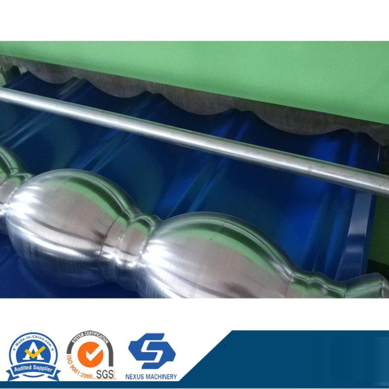 New Design Popular Sheet Metal Roofing Circular Glazed Tile Forming Machine