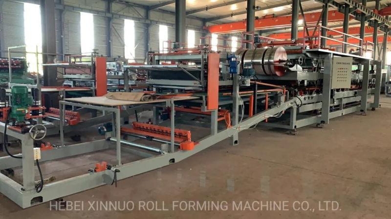 Simple Foam and Rock Wool Composite Sandwich Board Forming Machine