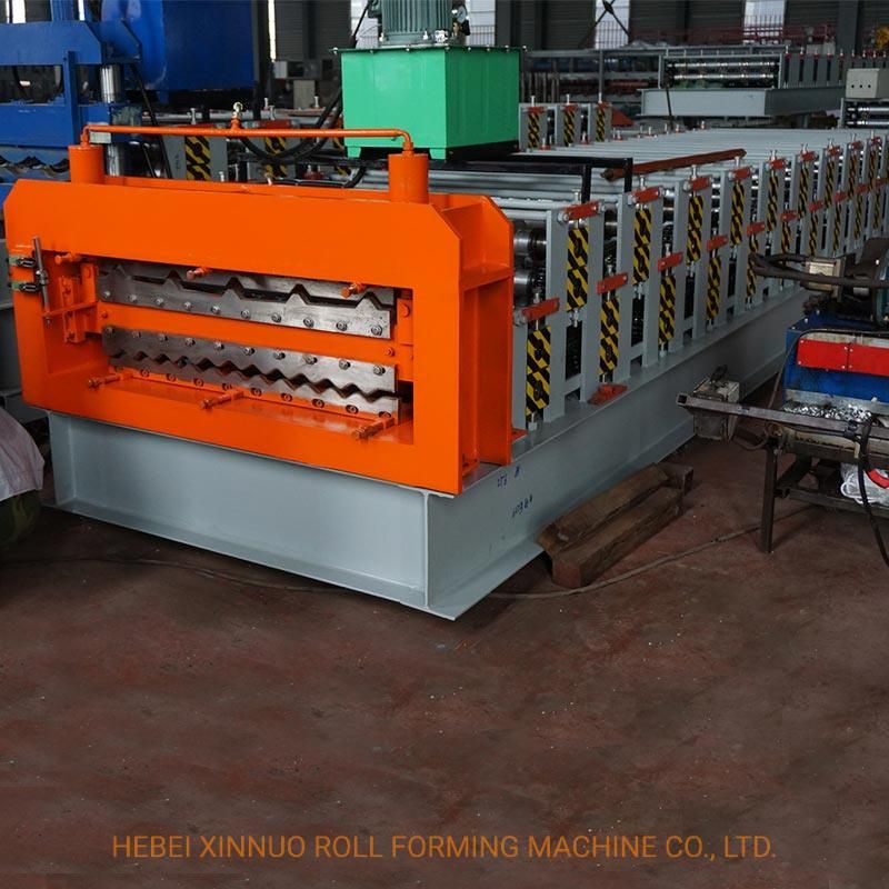 Aluminum Metal Roof Sheet Double Layer Machine Double Layer Roof Sheet Roll Forming Machine