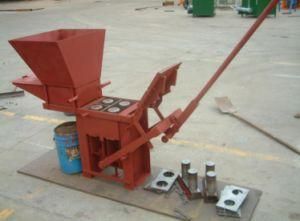 Qmr2-40 Manual Clay Interlocking Brick Machine Small Equipment