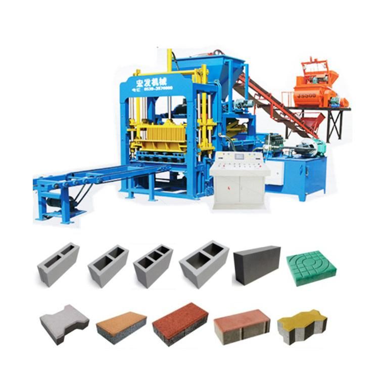 Hot Sale Brick Making Machine Qt4-15s Blocks Plant Concrete Pavement Stone Brick Machine Hollow Blocks Machine Maker Philippines / Bricks Making Machine Lowest