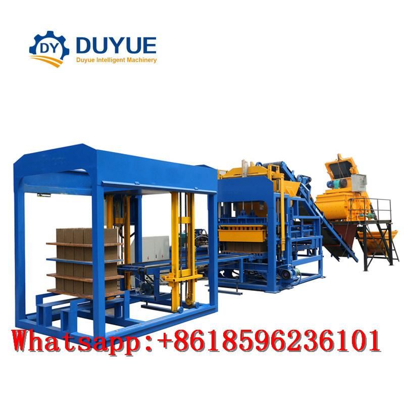 High Quality Qt4-15 Fully Automatic Block Making Machine in Africa, Automatic Brick Paving Machine