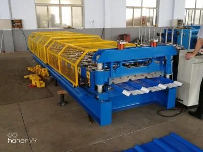 Metal Tile System Making 750 Profile Trapezoid Roof Sheet Trapezoidal Roofing Tile Panel Roll Forming Machine