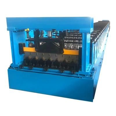 Steel Metal Trapezoid Sheet Roll Forming Machine Roof Panel Machine