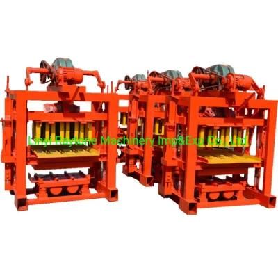 Qt4-40 Semi Automatic Block Machine Hollow Solid Paver Block Machine