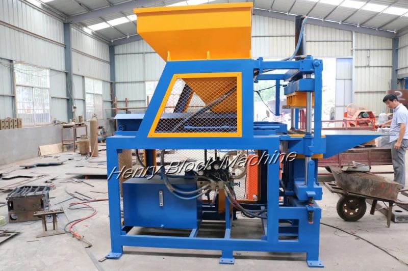 Hr4-10 High Production Automatic Clay Interlocking Brick Machine Soil Interlocking Brick Machine Lego Brick Machine 2022