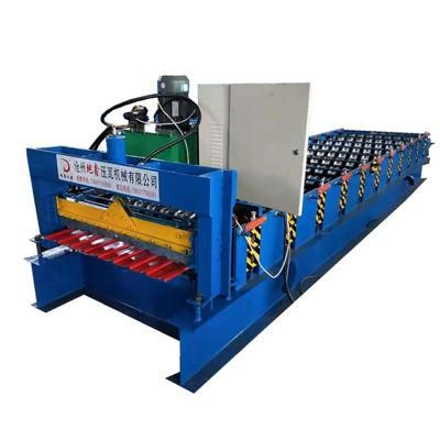 Hydraulic Dx860 Trapezoidal 4kw Roof Tile Roll Forming Machine