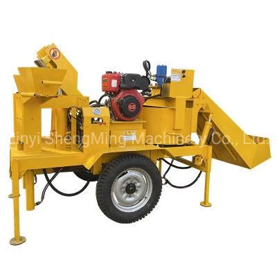 Mobile Clay Block Brick Machine Making