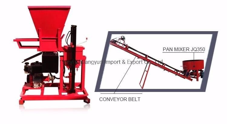 Cy1-25 Semi-Automatic Clay Brick Making Machine Price Simple Brick Block Machine