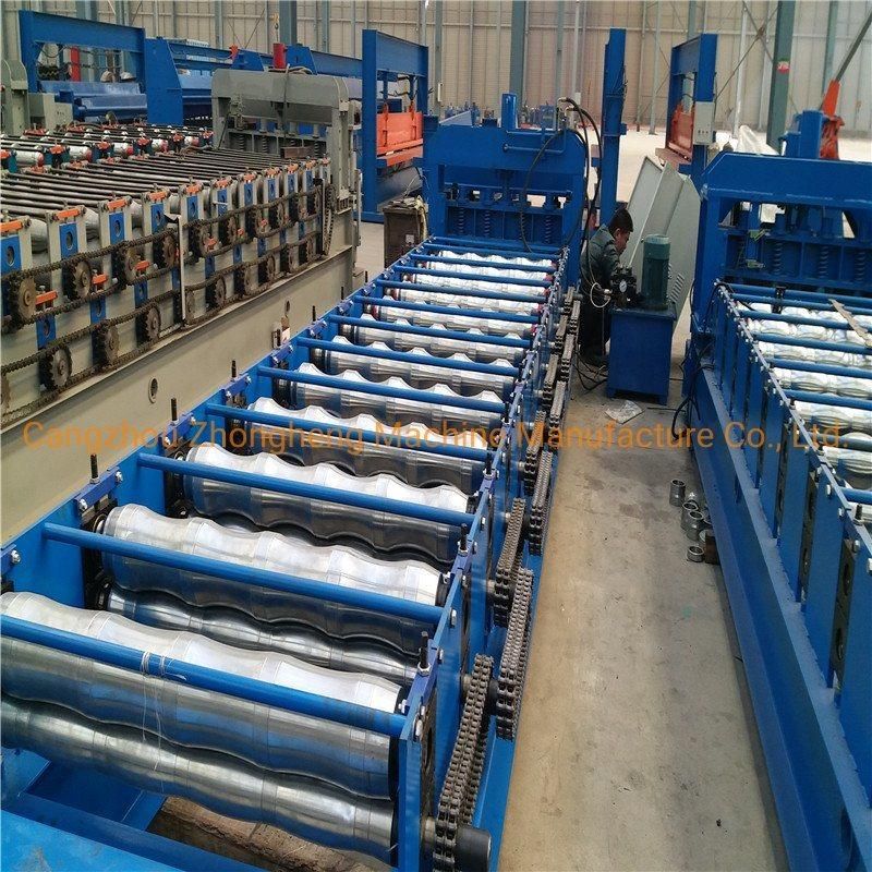 Export Standard Steel Sheet Roof Tile and Wall Panel Roll Forming Making Machine