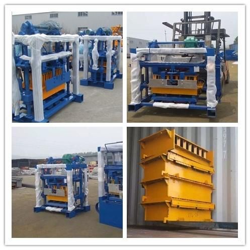 Concrete Block Machinery Qt40-2 Manual Brick Making Machine for Sale