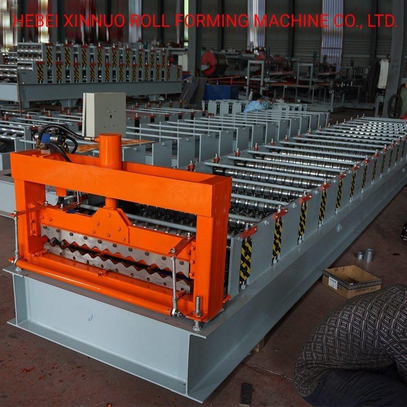 Corrugated Roof Sheet Cold Roll Forming Machine Tile Forming Machine for Metal Sheets