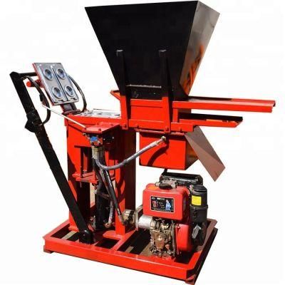 Semi-Automatic Xm2-25 Lego Clay Soil Interlocking Block Making Machine Brick Machine with Good Quality