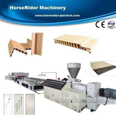PVC WPC Hollow Door Board Frame Extrusion Production Line Machine