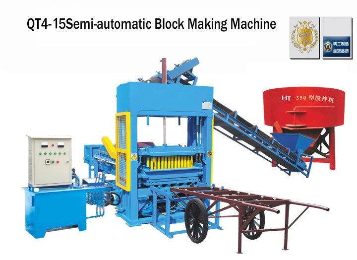 Automatic Hydraulic Burning-Free Block Making Machine (Qt4-15)