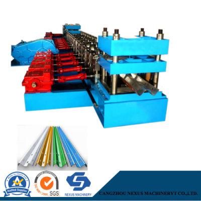 W Beam Crash Barrier Highway Guardrail Machine Price