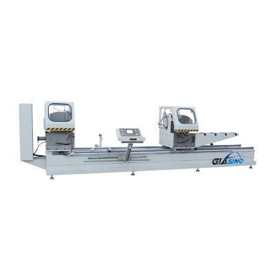 Aluminium Profiles Digital Display Double Head Cutting Saw Machinery / Aluminum Semi Automatic Double Mitre Saw