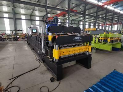Metal Color Steel and Thicker Material Ibr and Glazed Tile Double Layer Cold Roll Forming Machine