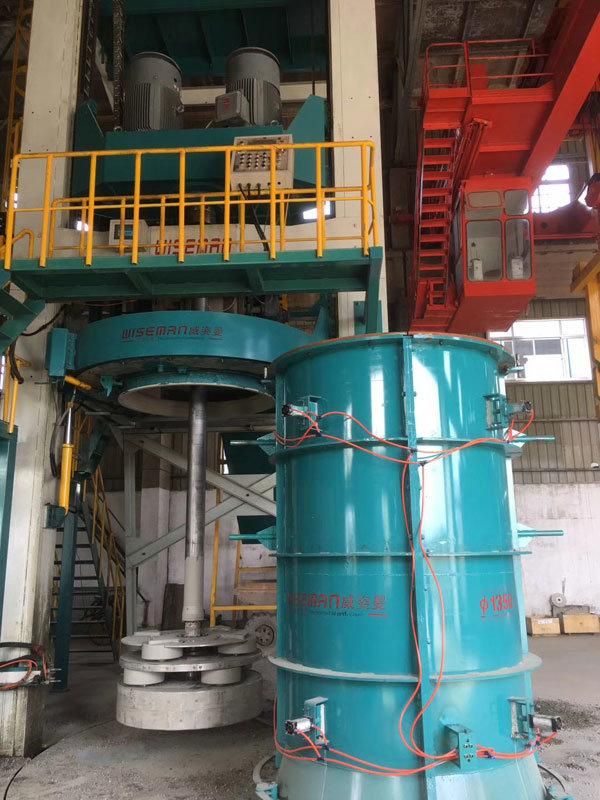 Rotated Production Vertical Press Concrete Pipe Making Machine