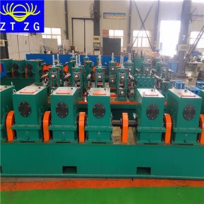 ERW60 Low Carbon Steel Pipe Mill High Speed Stee Pipe Manufacturing Line 120m/Min