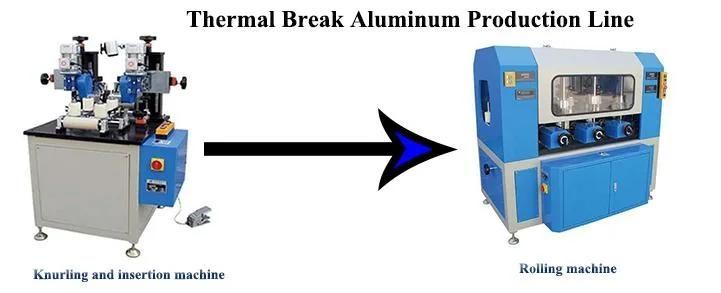 High Quality Knurling Strip Inserting Thermal Break Assembly Machine